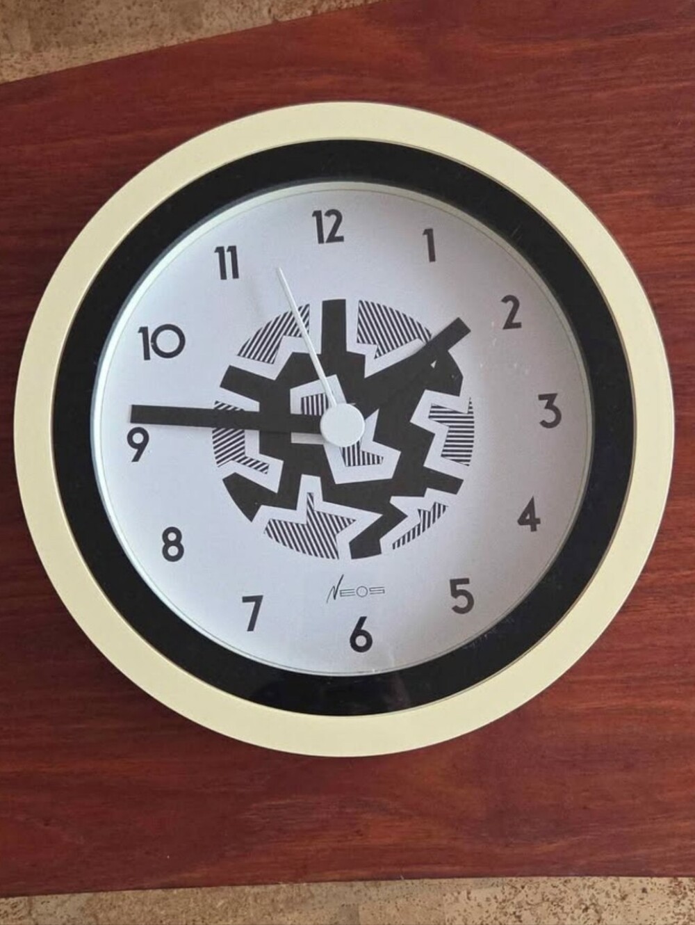 Italian Memphis Wall Clock by Nathalie Du Pasquier and George Sowden for Neos Lo